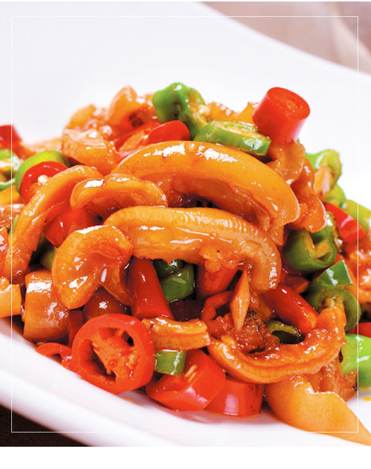 湖南猪脚皮卤猪皮酒店饭店餐饮特色菜小炒私房菜半成品菜湘菜食材