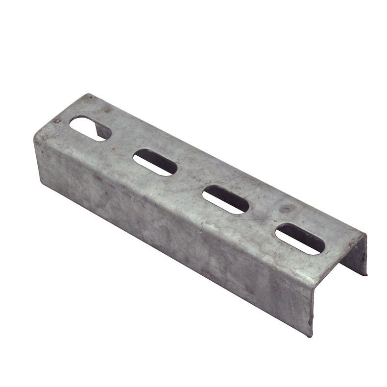 厂家供应热镀锌c型钢冲孔冷弯型槽不锈钢工业c型钢堵头