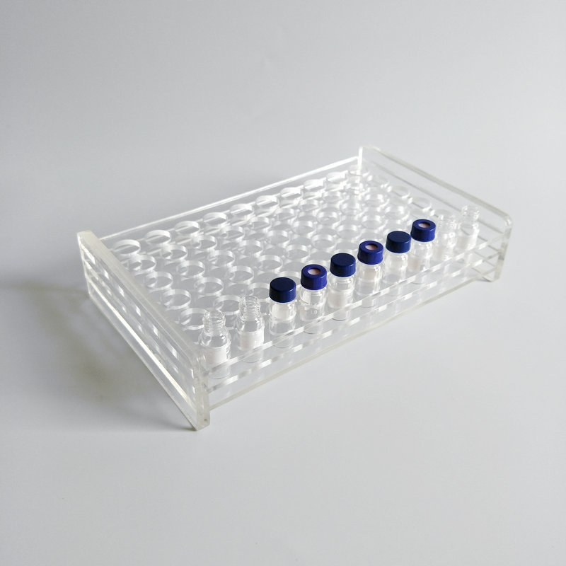 定制各种瓶架 实验室试管架 色谱样品瓶架 三层有机玻璃进样瓶架