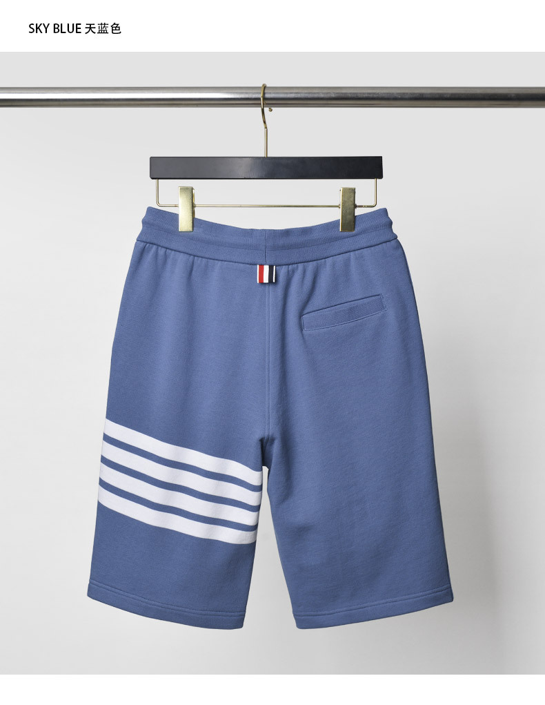 实力工厂tb thom潮牌男短裤tb五分休闲运动裤thom boeager可代发