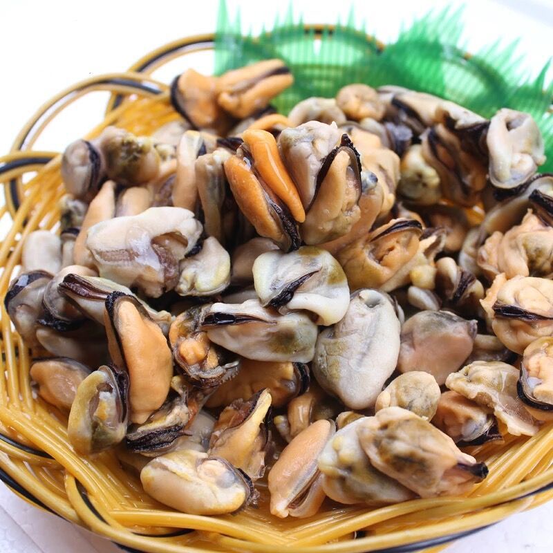 连云港特产当天现剥新鲜海虹肉淡菜大贻贝肉 肥美带黄 鲜美无比