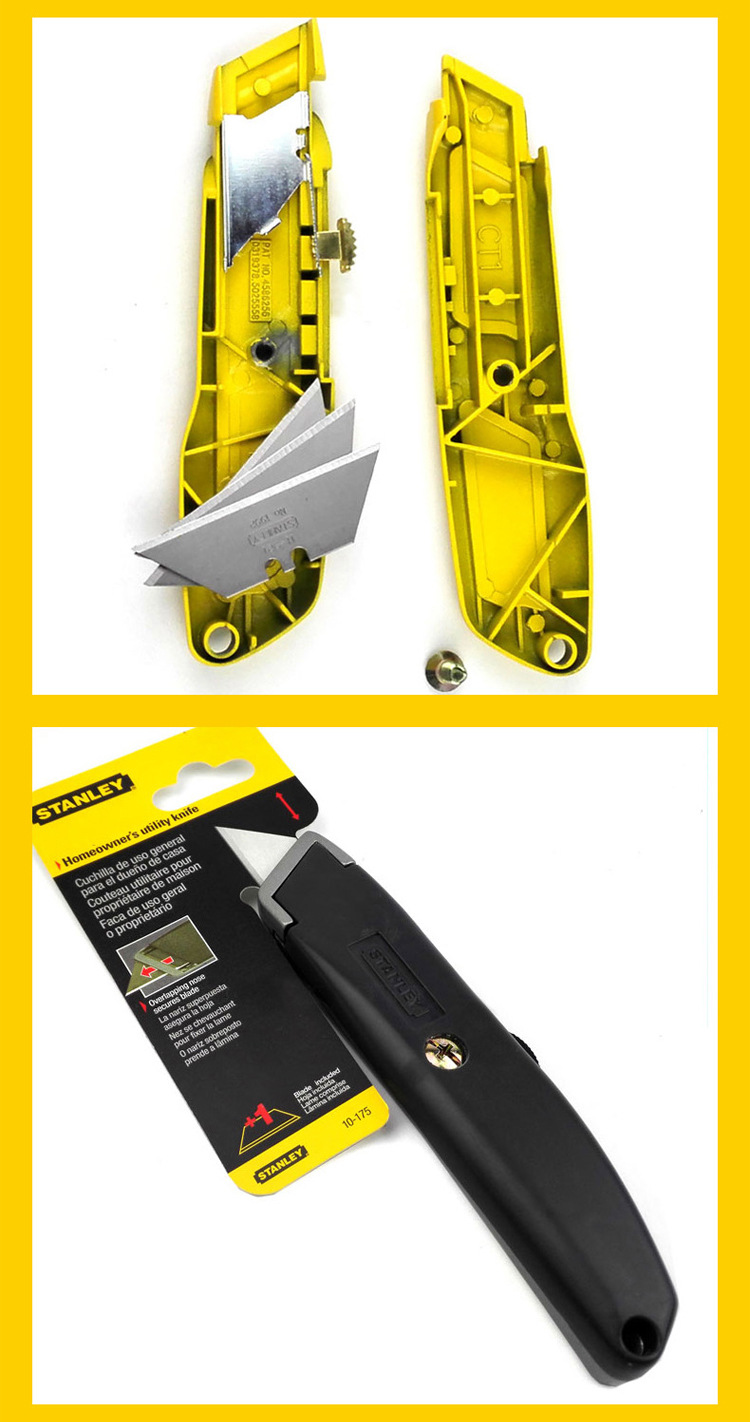 stanley/史丹利 10-779-23自缩式重型割刀 电工刀 美工刀 切纸刀