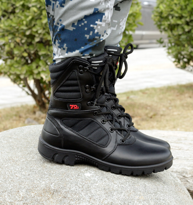 3514作战靴男军靴战训靴阅兵训练靴70周年纪念靴真皮陆战靴战术靴