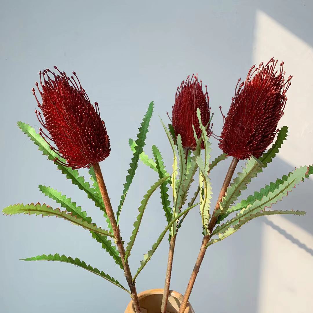 仿真花 佛塔花 斑克木高端绢花批发假花装饰软装跨境电商货源