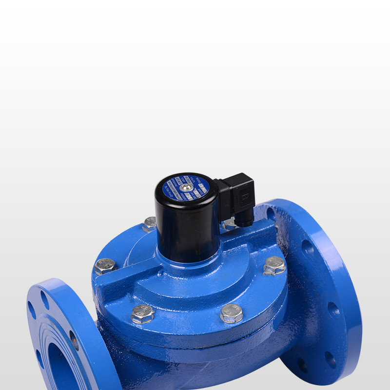 铸铁法兰电磁阀先导膜片zcs水阀常闭df40 50 65 80 100 125 150锢