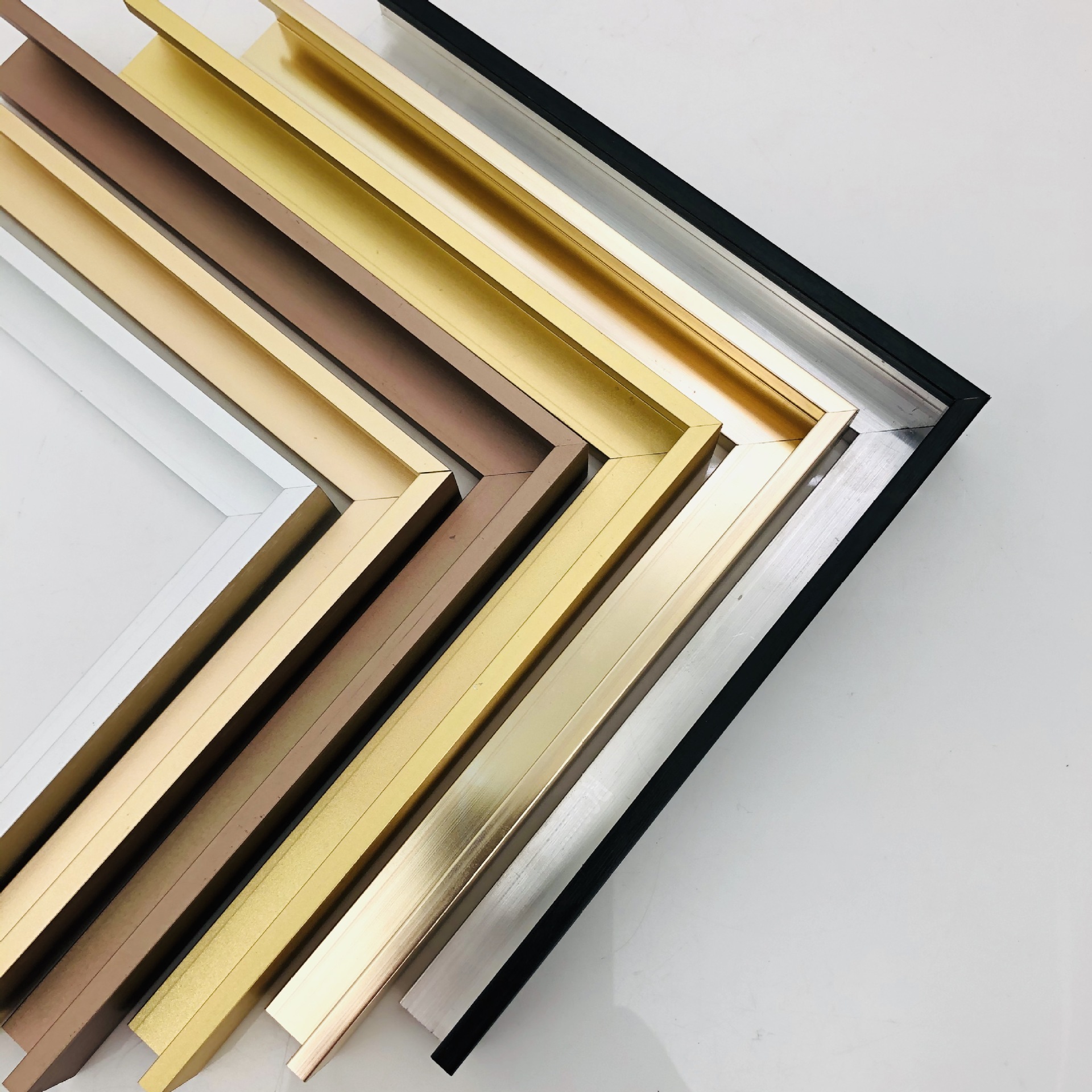 铝合金相框 画框线条型材窄边批发装饰画广告海报创意挂墙证书框