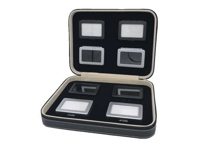 金属裸钻盒裸石盒 宝石戒面盒 首饰珠宝样品展示包装收纳盒