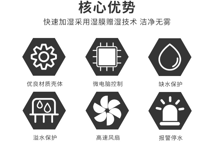 同恩 现货供应超声波加湿机 纺织车间工业加湿机 3kg超声波加湿机