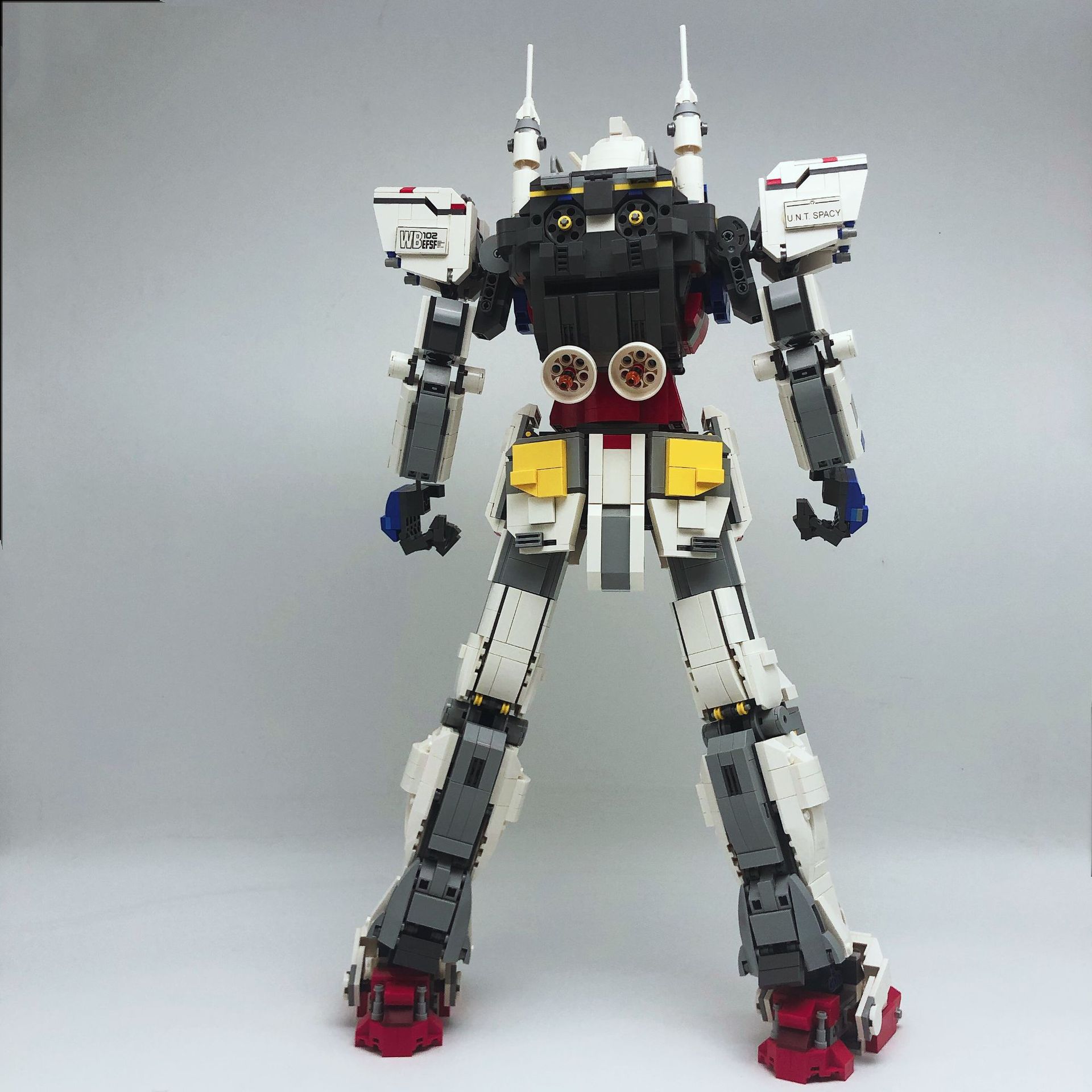 super 18k变形机动战士高达元祖模型rx78-2 拼装积木儿童益智玩具