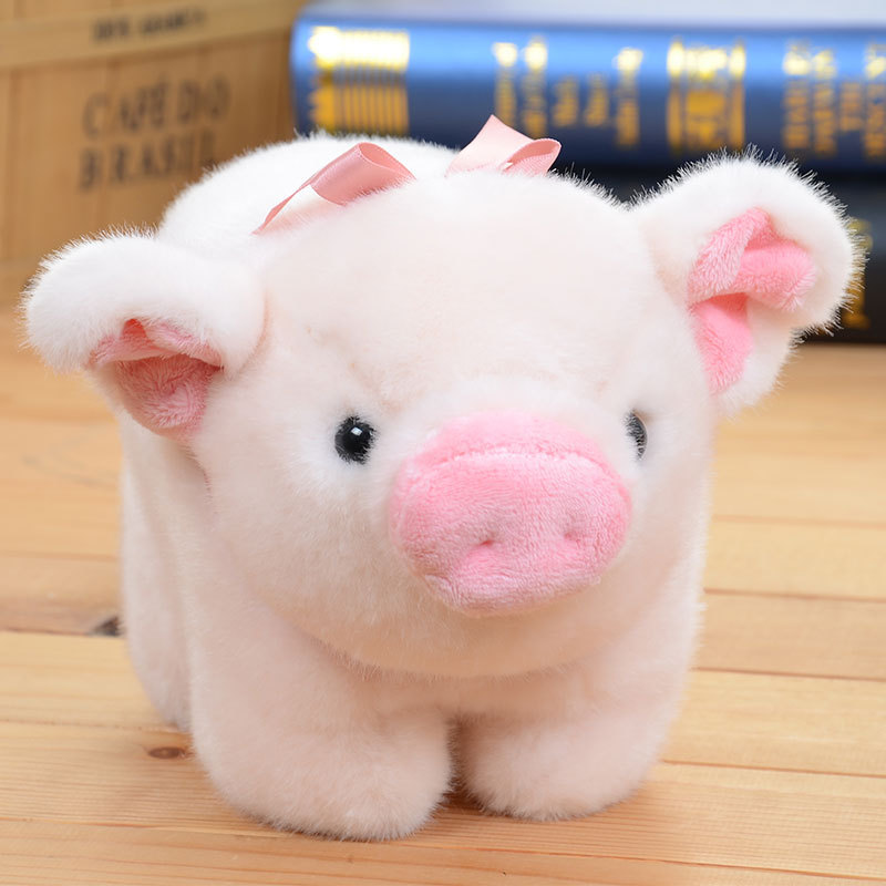 可爱小粉猪毛绒玩具萌玩偶公仔猪年吉祥物女孩睡觉抱枕生日礼物