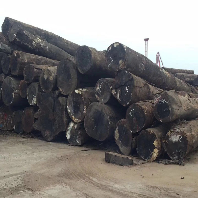 现货供应原木批发黑檀木厂家直销黑檀木料非洲原木