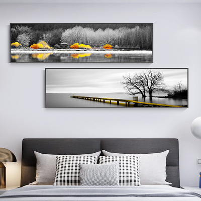 抽象艺术酒店画宾馆装饰画卧室床头背景墙壁画房间挂画客厅画单幅