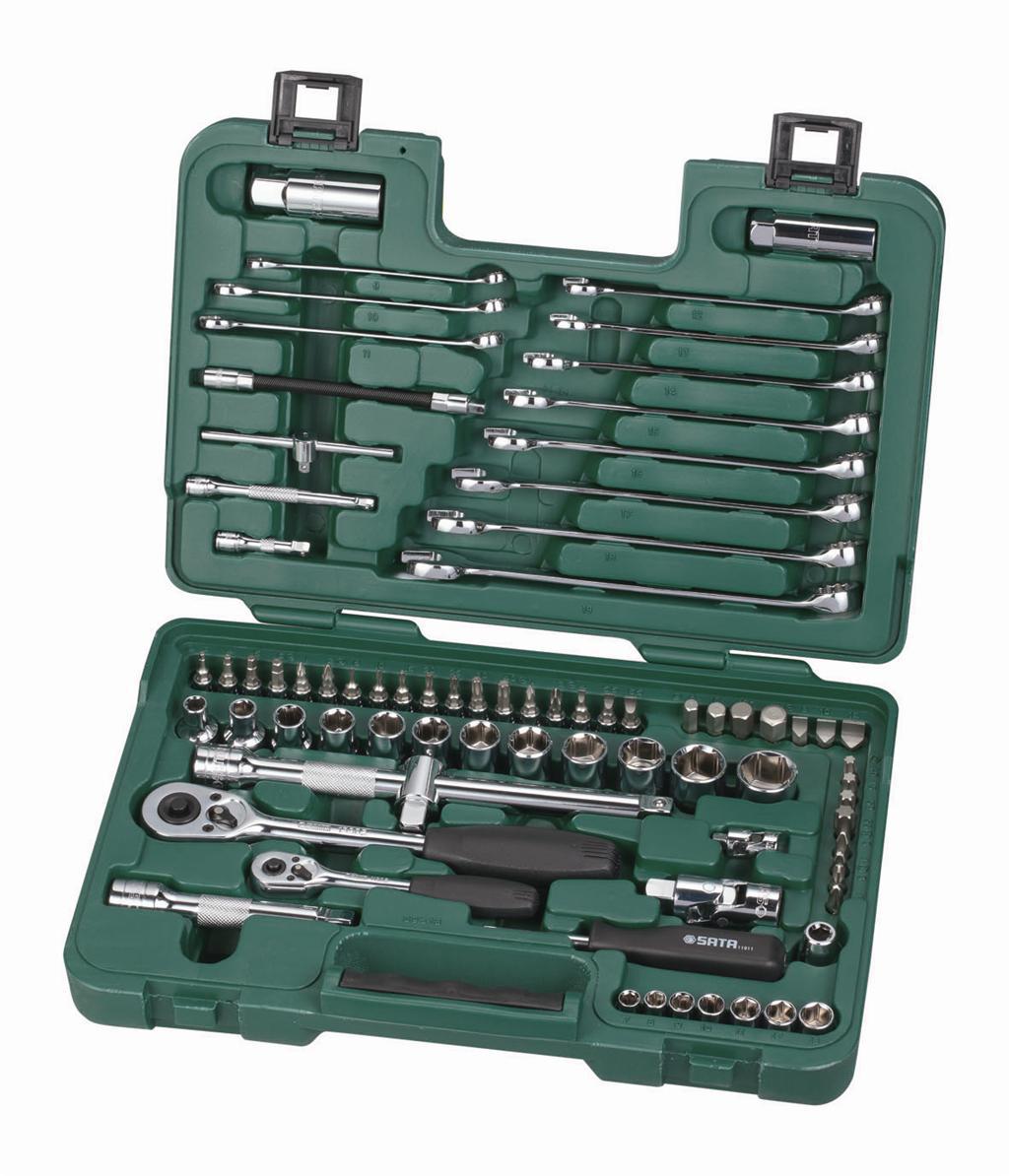 世达汽修汽保工具组合套装78件12.5mm套筒棘轮扳手汽车维修09518