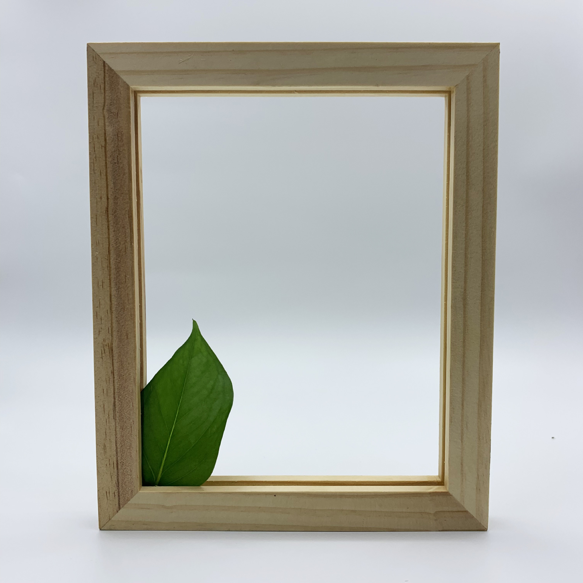 简约木框标本框松木相框实木框木质婊装框黑胡桃展示框 木制定制