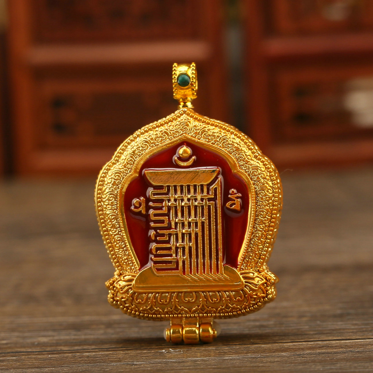 嘎乌盒十相自在款藏传法器随身佛盒 108佛珠饰品配饰diy项链吊坠