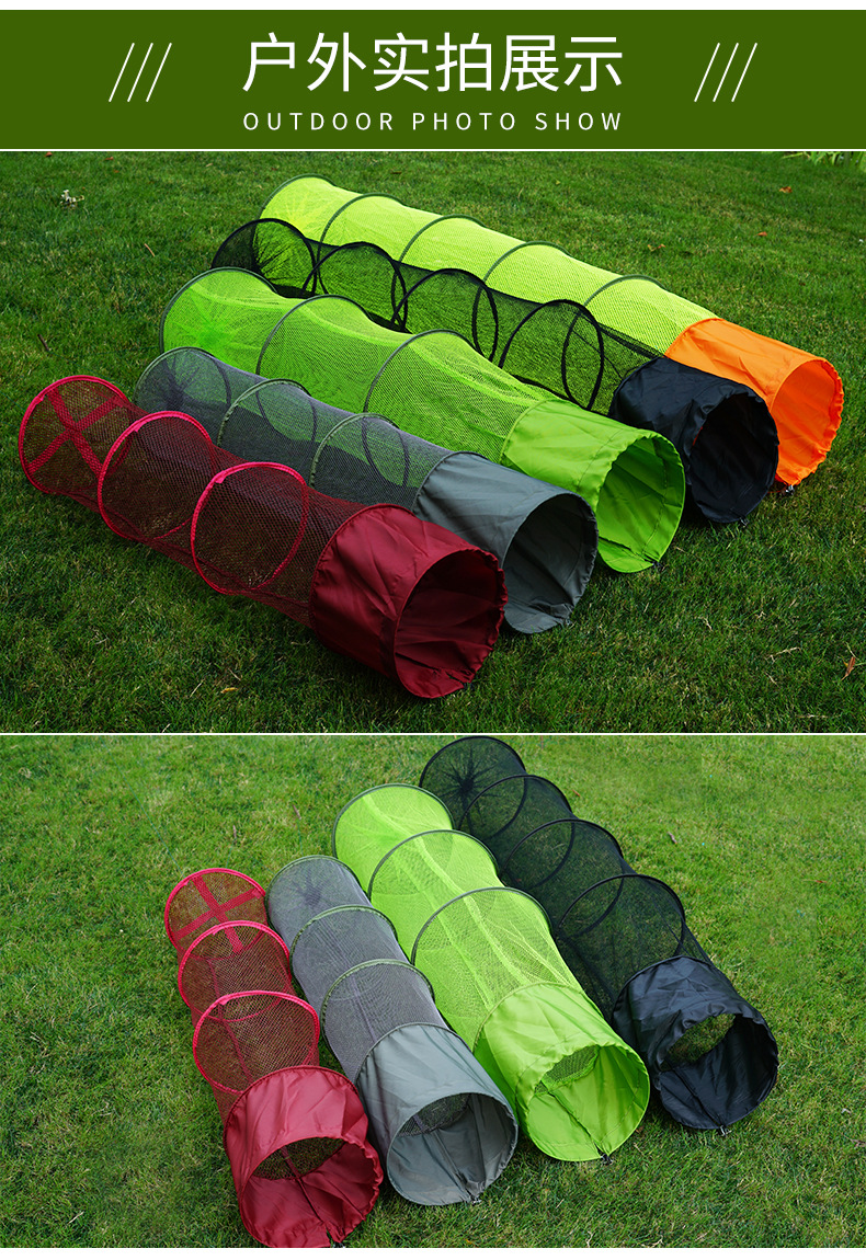 厂家批发定制尼龙网布鱼护野钓加固速干防挂简易渔护方便携带渔具