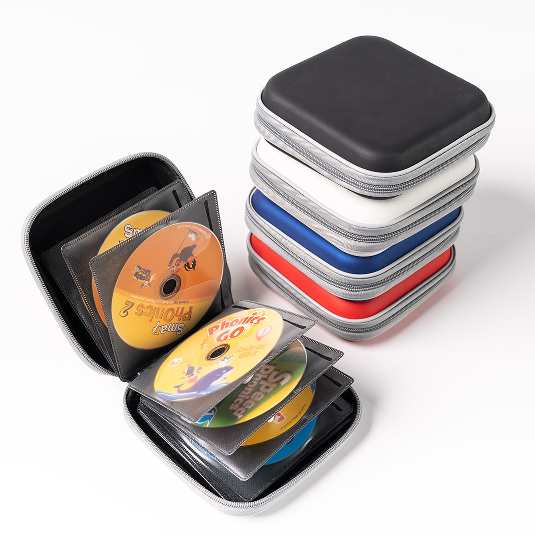 厂家cd包出日本 24片eva光碟收纳盒 cd/dvd收纳包 eva光盘收纳包
