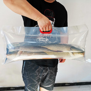 海鲜水产活鱼加厚打包袋运输物流包装袋活鱼氧气袋可定制