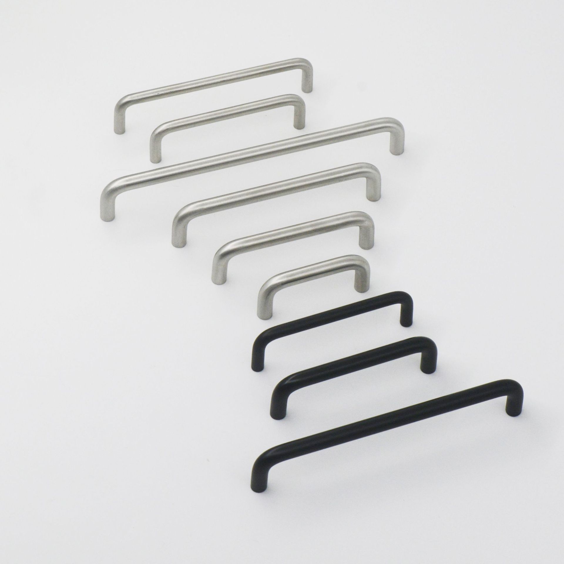 不锈钢拉手 订制抽屉衣柜橱柜u型实心拉手弯头双弯 fqe1奋前卫浴