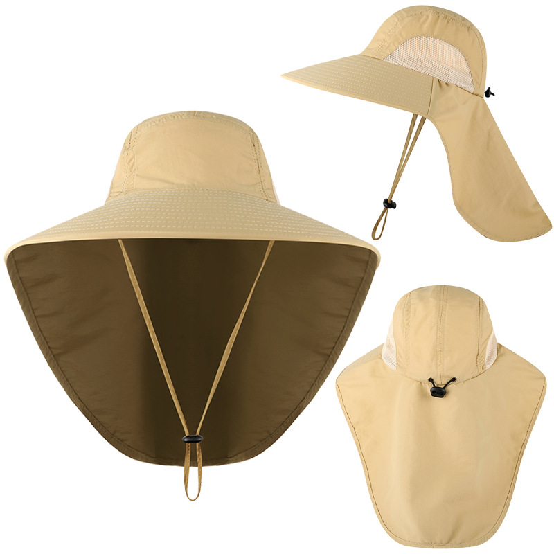 summer hat Fisherman Hat Fishing Hat Men's Sunhat Summer Cross-Border Outdoor Sun Hat Amazon Hot Sun Hat