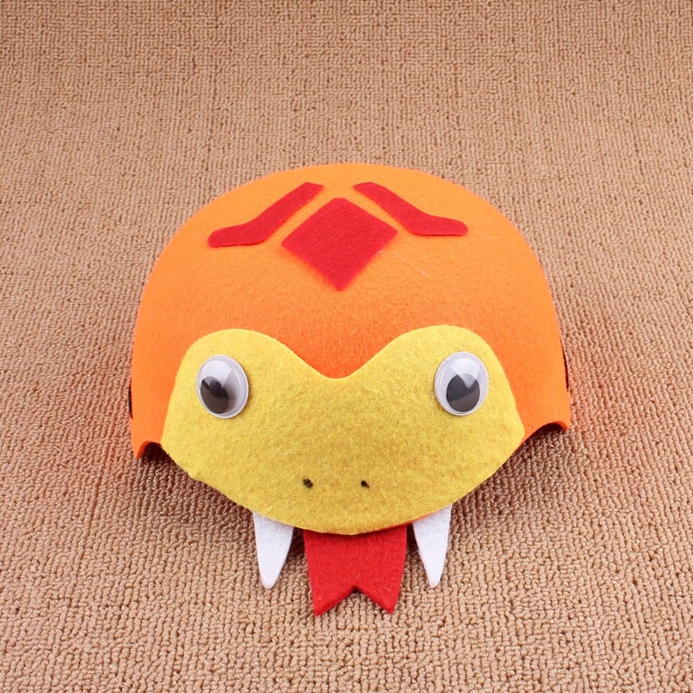 28g六一幼儿园表演聚会装扮cos道具不织布无纺布卡通动物帽子