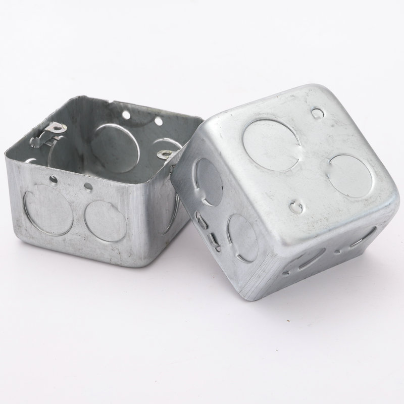 钢制86h50暗装接线盒 明装墙壁开关插座铁底盒 镀锌线盒