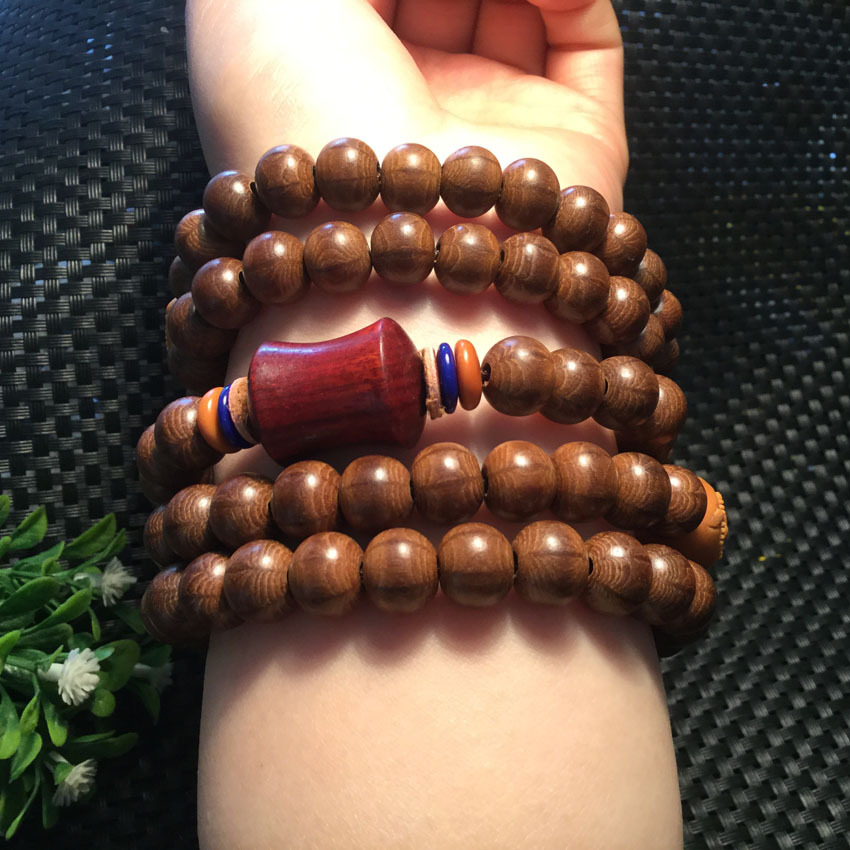 五台山六道木老料手串 原创六道木108颗佛珠手串文玩念珠佛系手链
