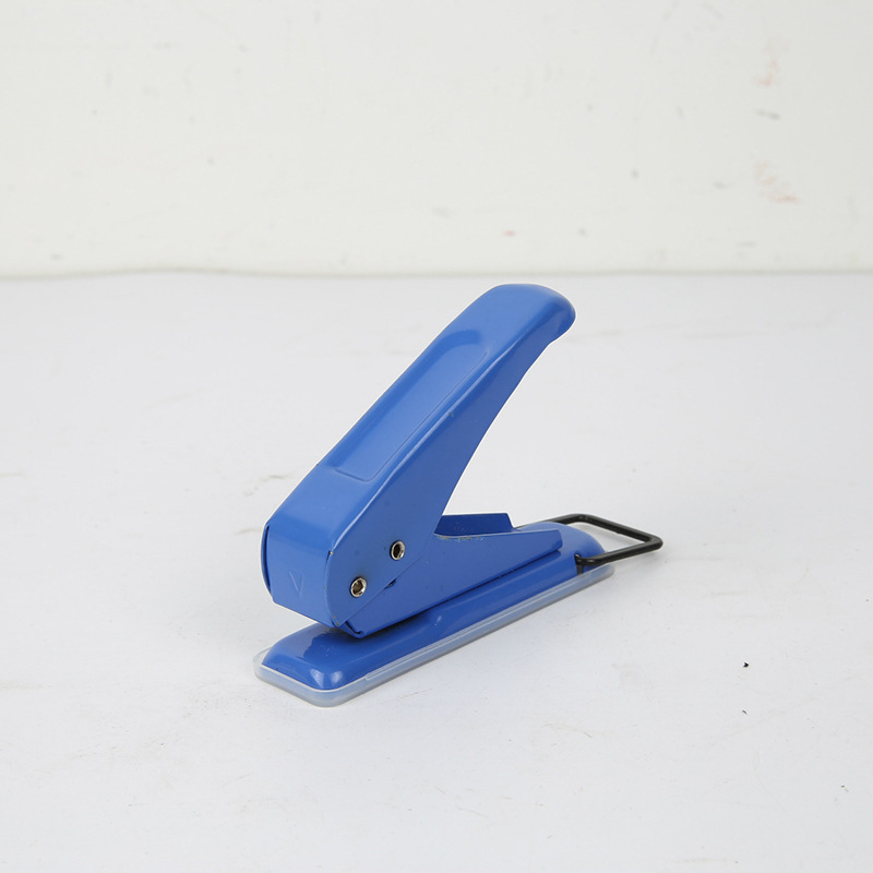 单孔打孔机省力多色可选单手便携式学生订书机单孔打孔