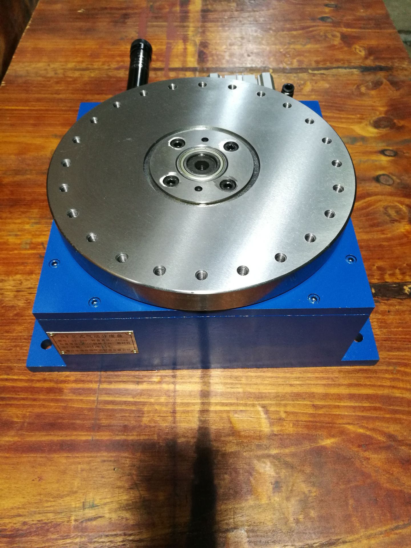 分度盘 气动分度盘自动转盘工作台 250直径 3-24工位分度盘旋转