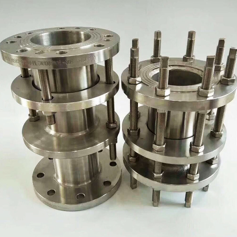 销售 双法兰限位伸缩接头 vssja-2不锈钢管道伸缩节 304伸缩器