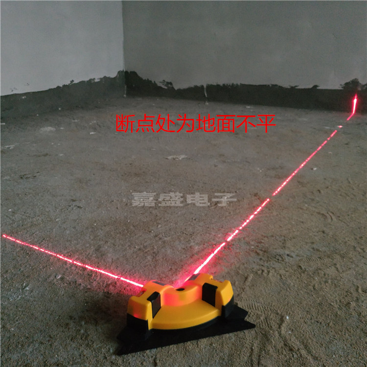 90度激光直角水平仪迷你红外线定位垂直仪激光打线器木工具地线仪