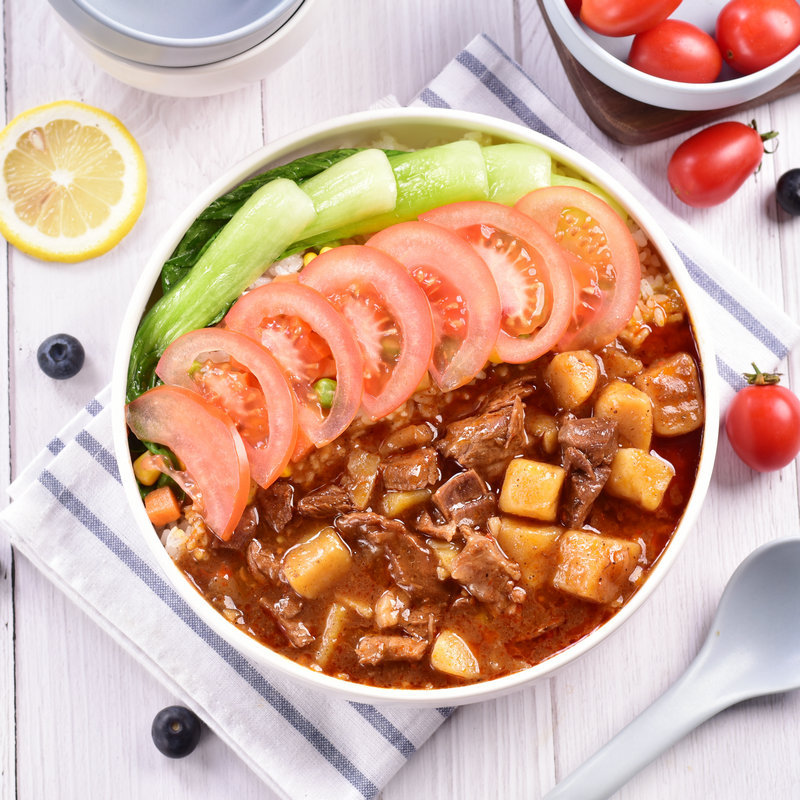 土豆牛肉200g常温料理包 快餐盖浇饭简餐料理包 速食调理包