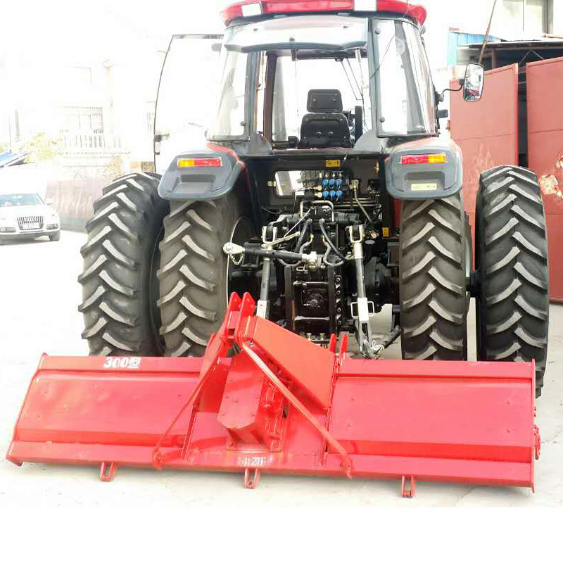耕犁翻土耙地机旋耕机 耕地犁液压翻转犁 四轮牵引式大高箱旋耕机