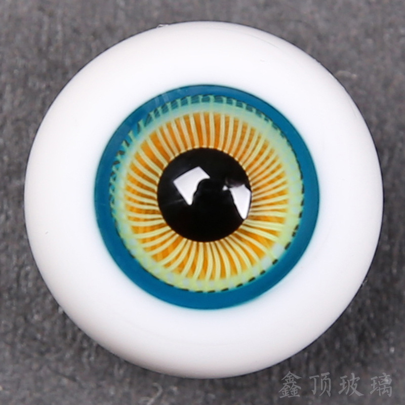 厂家加工t系列娃娃玻璃眼球玻璃眼珠bjd娃娃眼睛 来图定制