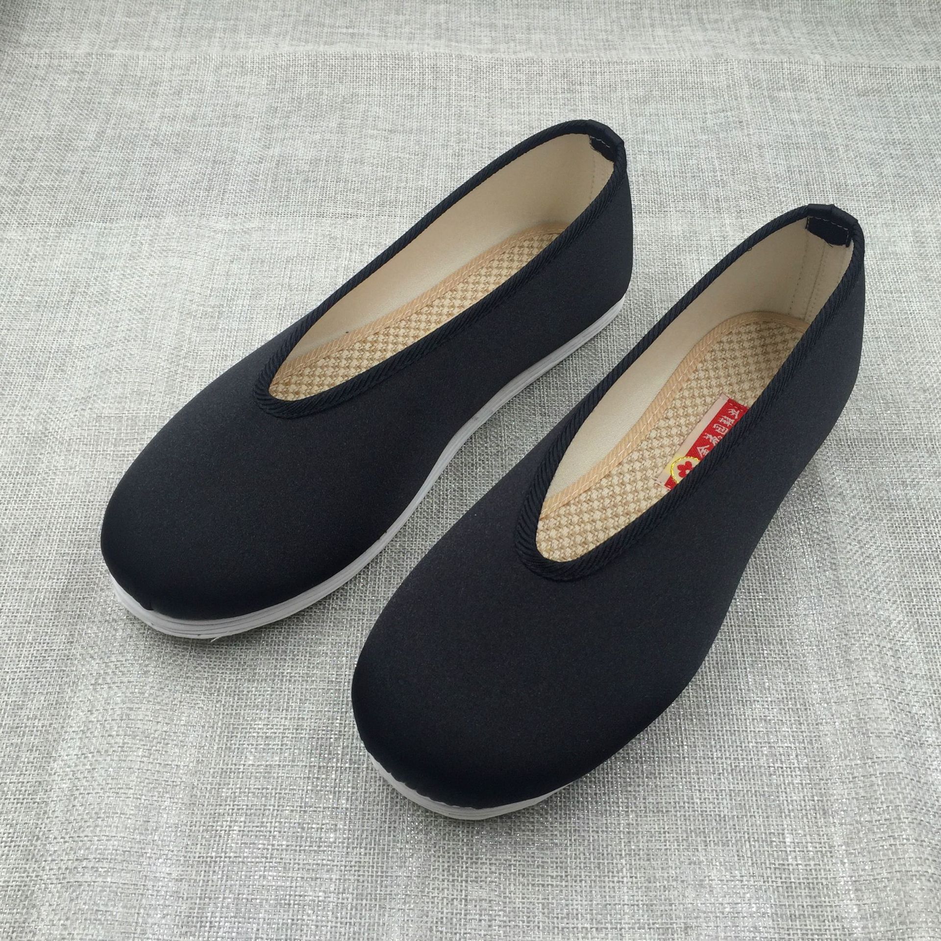 老北京布鞋男款春秋款中老年人布鞋男鞋一脚蹬懒人鞋休闲鞋爸爸鞋