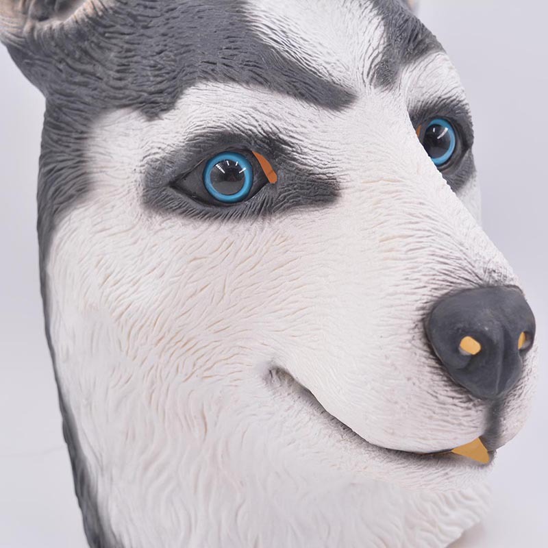 商品尺寸】均码【商品名称】可爱新款哈士奇狗狗面具【品牌】陶氏￥1