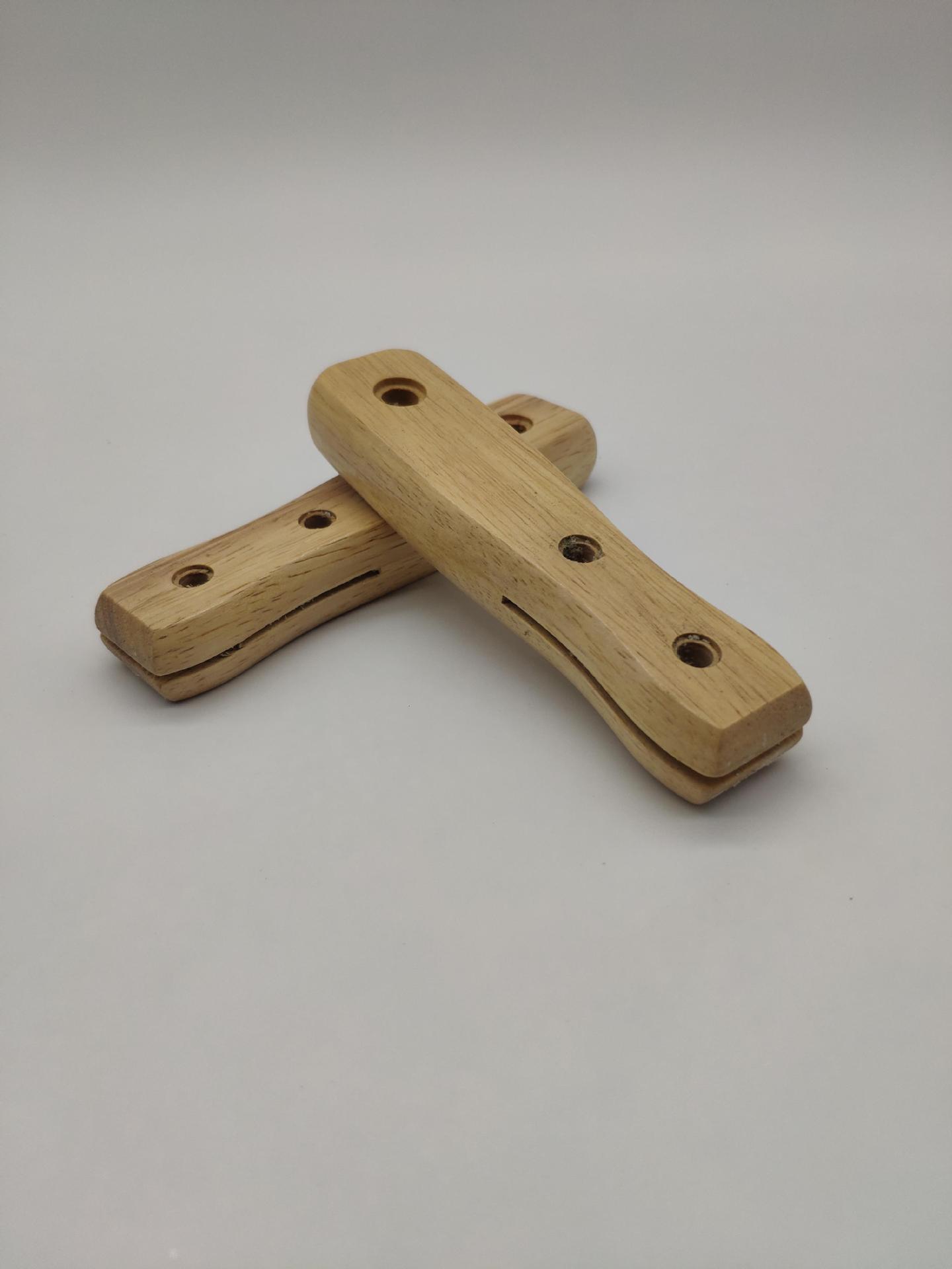 厂家直供实木手柄木柄木制铁锅柄木梳木刷子柄木把手