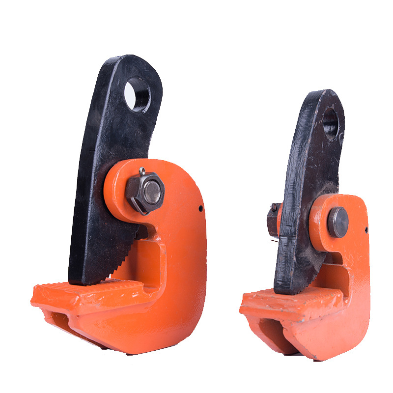 巨汇唯升l型吊钢板起重钳 钢板水平吊钳吊具 夹钳吊钩5t