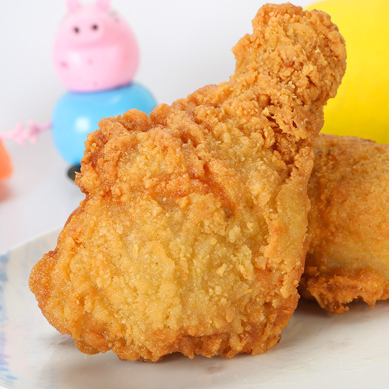 嘉吉妙脆鸡腿 香酥脆皮琵琶腿 4包*2.5kg 约80个/箱 裹粉鸡腿