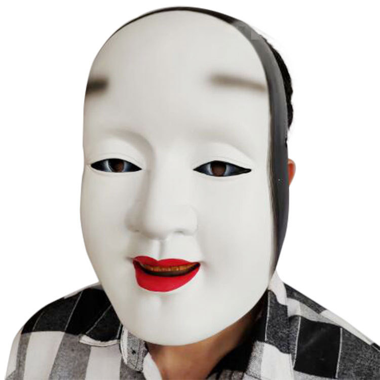 脸罩能剧戏剧孙次郎能面面具般若万圣节面罩影视道具鬼屋布置批发