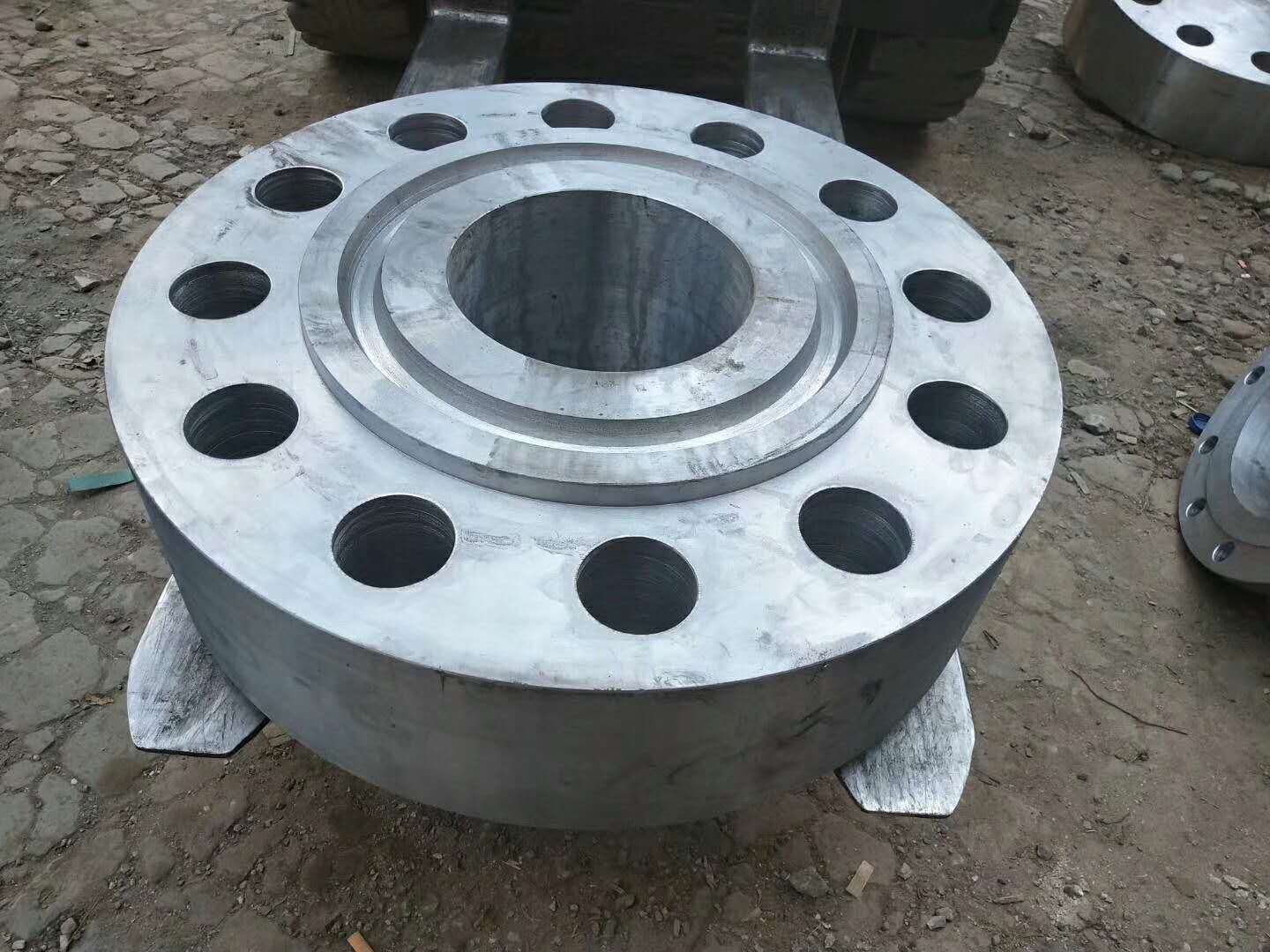 厂家定制304钢制法兰 高颈高压对焊法兰 dn100碳钢对焊法兰