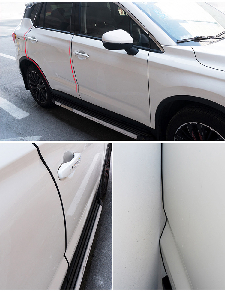 汽车防撞条车门边密封条隐形防撞胶条车门防刮条车身防擦条保护贴