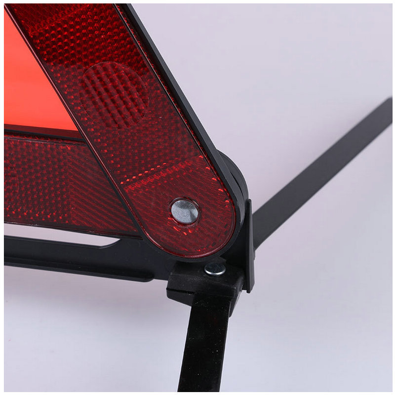 Plastic Triangle Warning Sign Warning Rack PVC Reflective Warning Sign Traffic Safety Car Parking Tripod Warning Sign