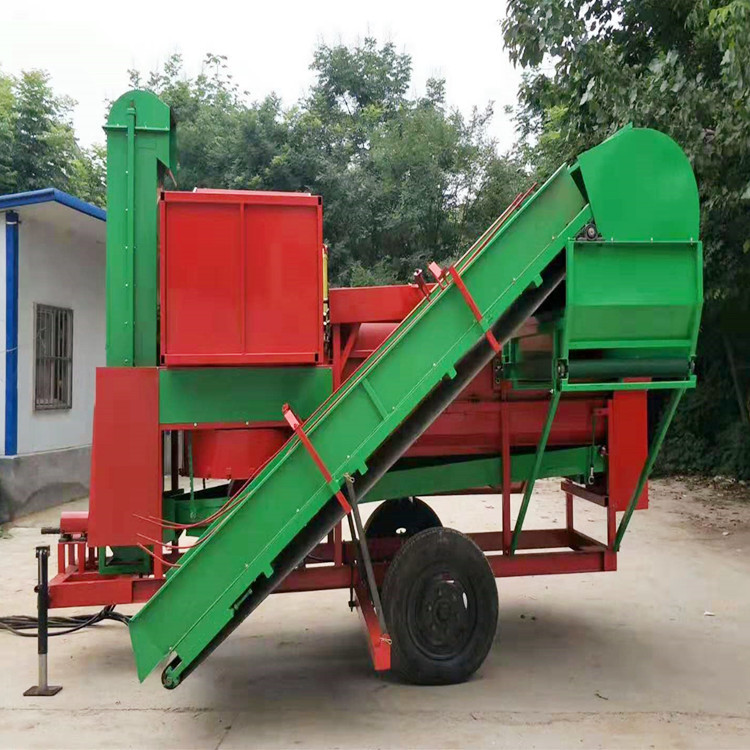 河南大型花生摘果机干湿两用新款8000型花生摘果机自动花生捡拾机