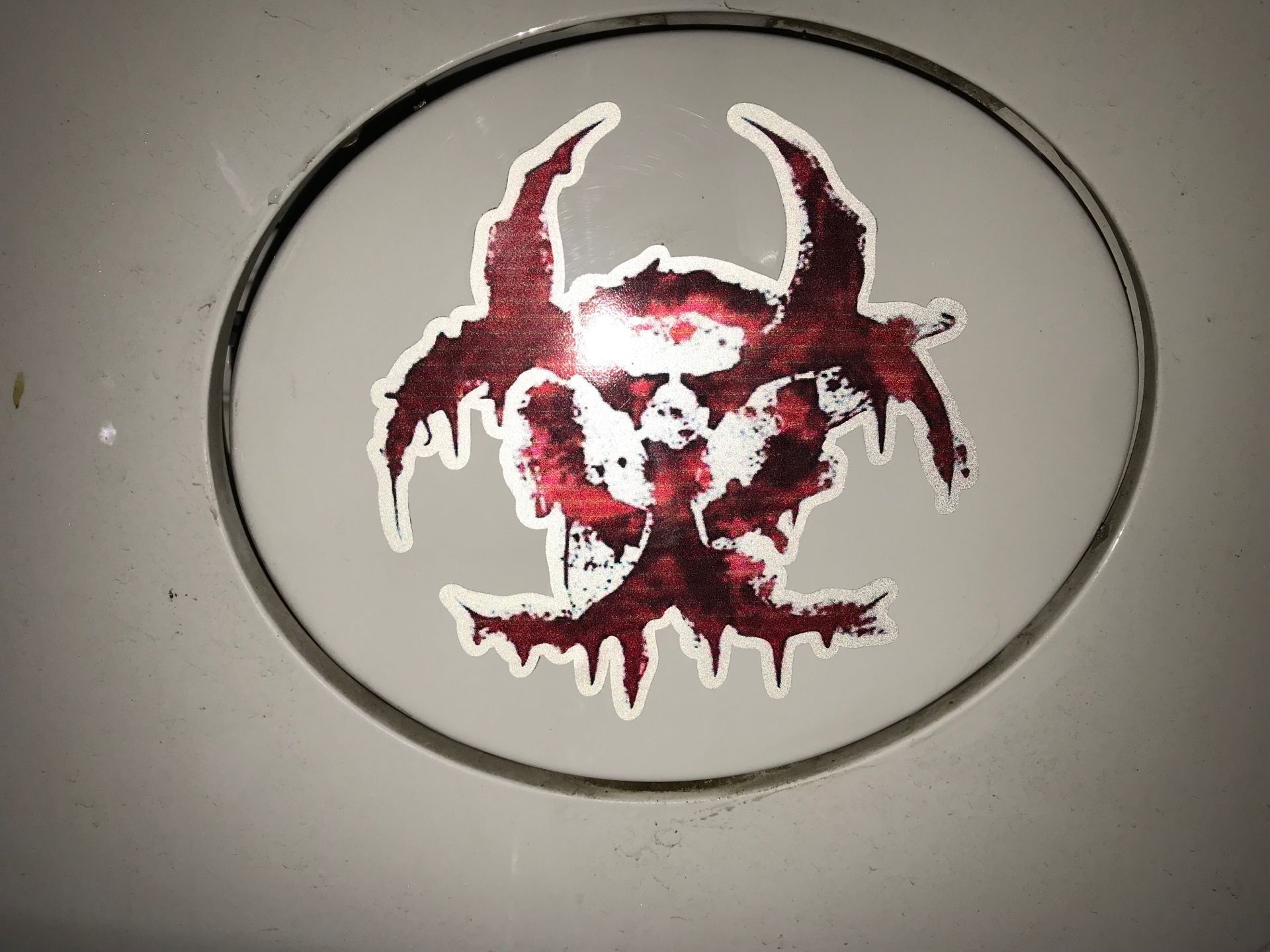 umbrella 安布雷拉丧尸控 生化危机保护伞反光贴门车贴b048