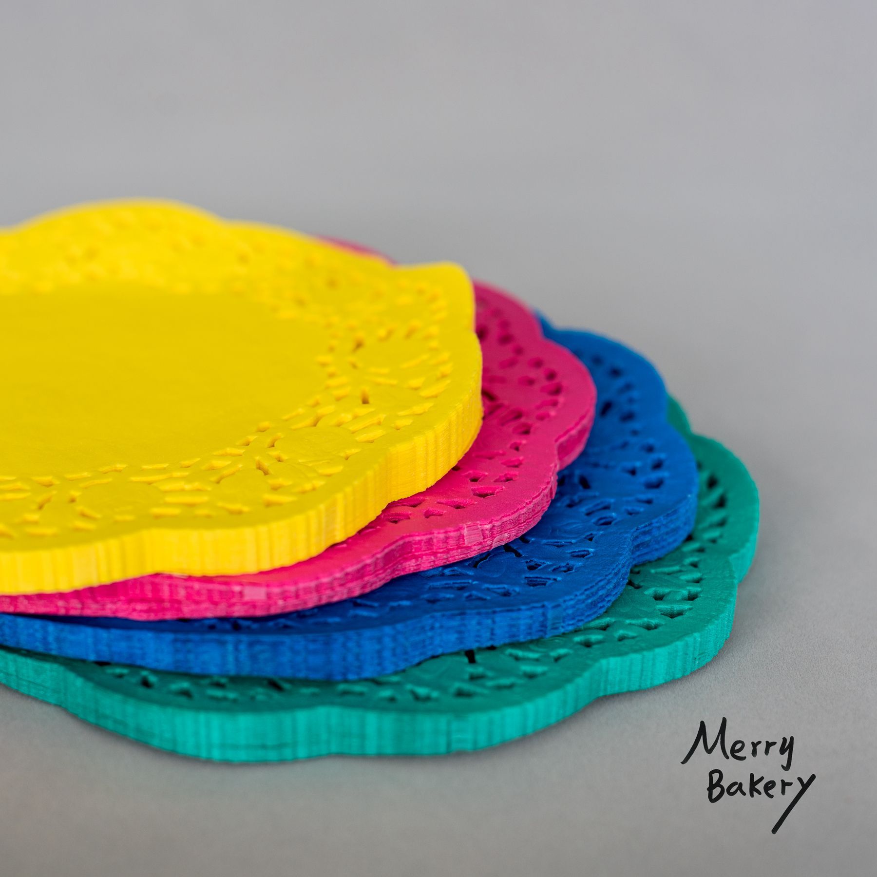 彩色花底纸吸油纸油炸纸垫烘焙纸蛋糕纸披萨纸花边纸