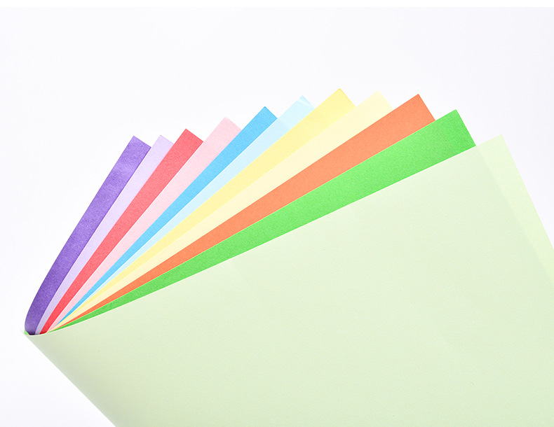 100张装玛丽a4彩纸复印纸手工折纸儿童彩色纸80g打印纸办公用品