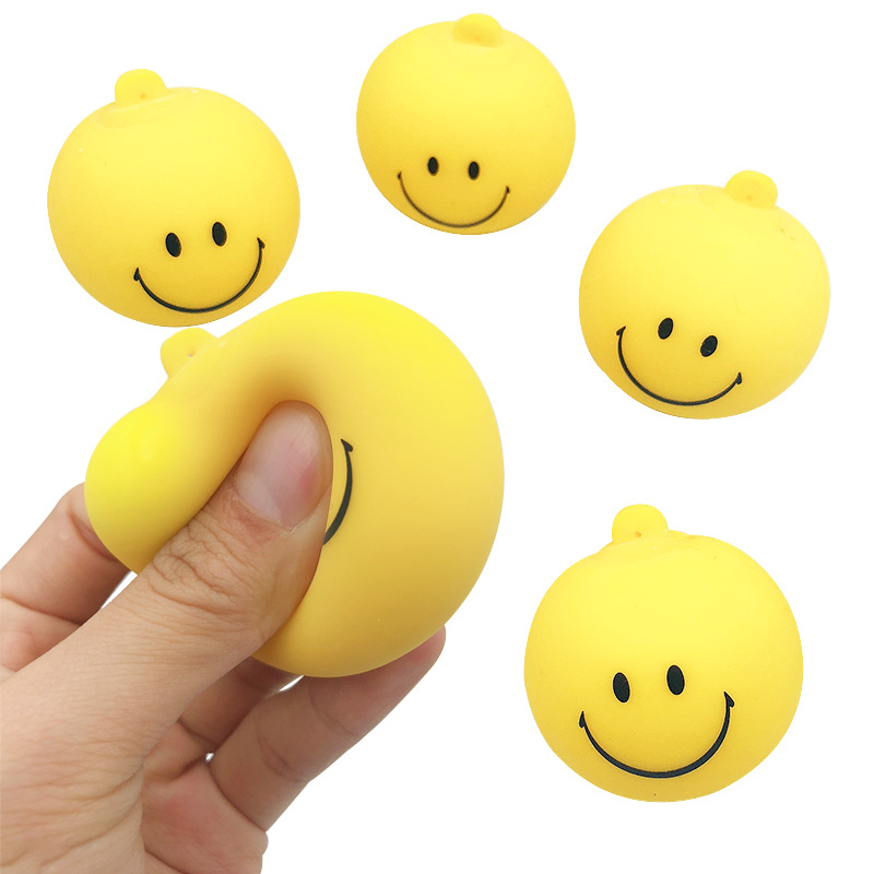 厂家优惠新奇特tpr慢回弹球 整蛊减压玩具捏捏乐挤压球解压发泄球