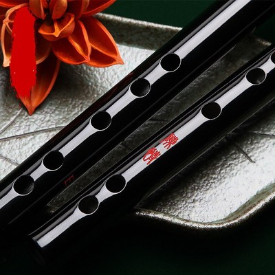 刻字玩具笛子多功能男人乐器便携竹笛细收纳袋紫竹笛仙乐专业精制