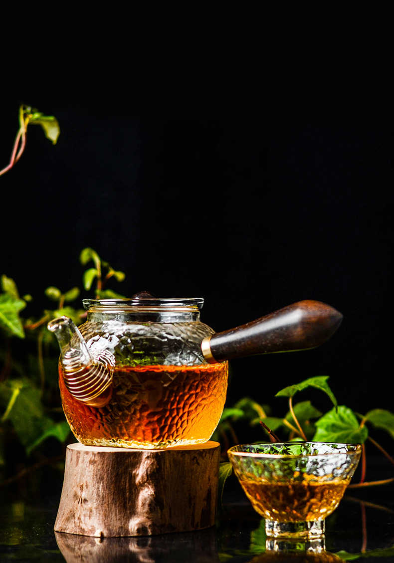 过滤电陶炉_晴天玻璃侧把煮茶器耐热泡茶壶功夫茶温